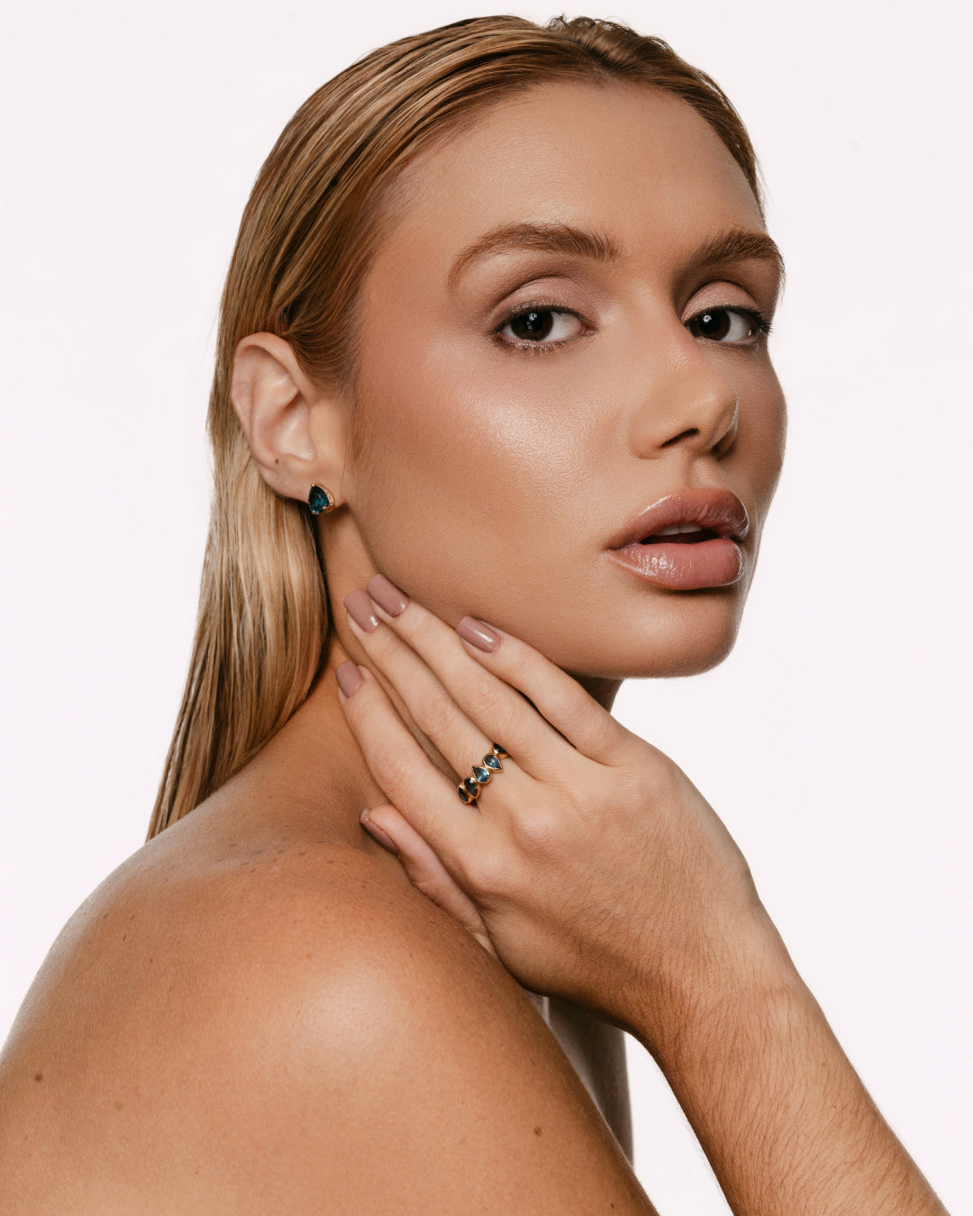 ANEL  ENCUENTROS TOPÁZIO LONDON  E DIAMANTES